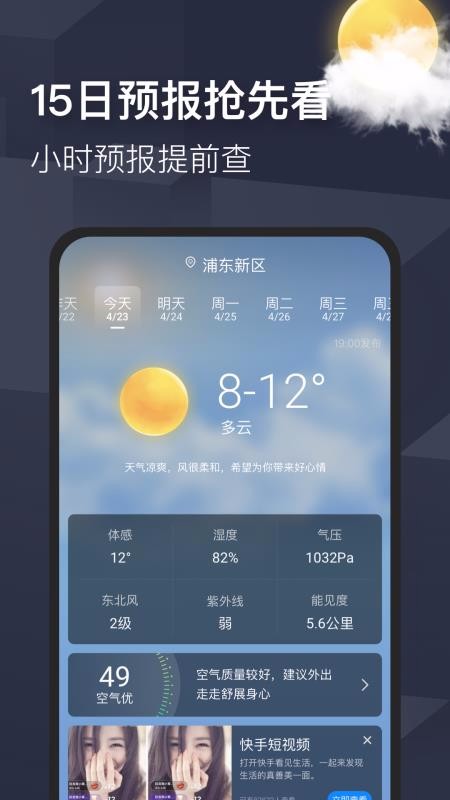 早晚天氣