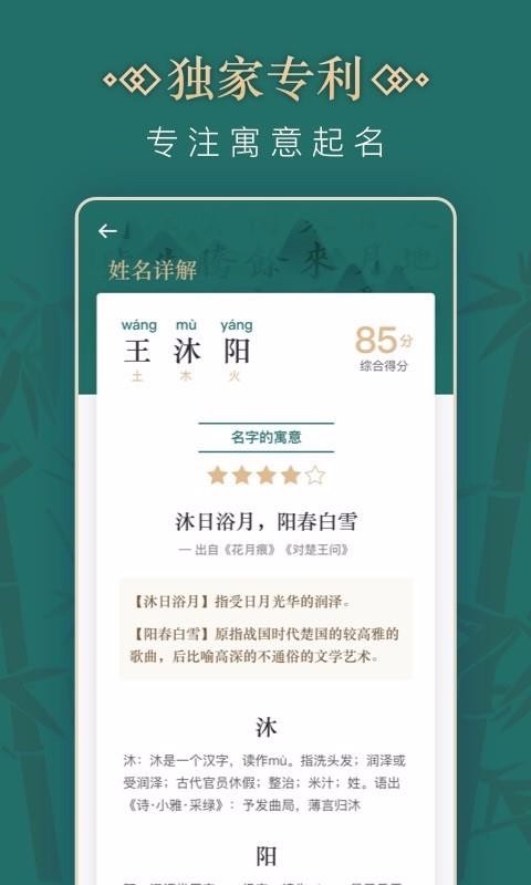 熊貓起名寶寶取名軟件