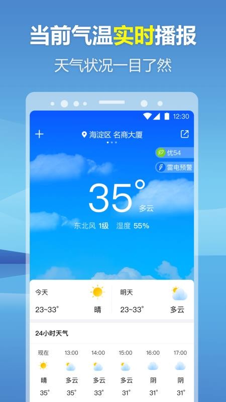 暖心天氣