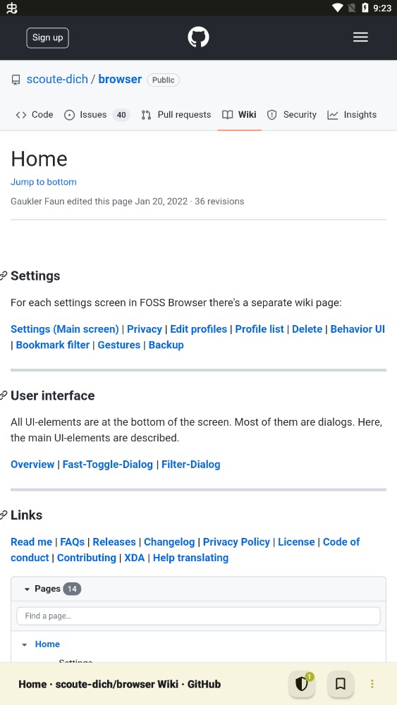 FOSS瀏覽器app官方版
