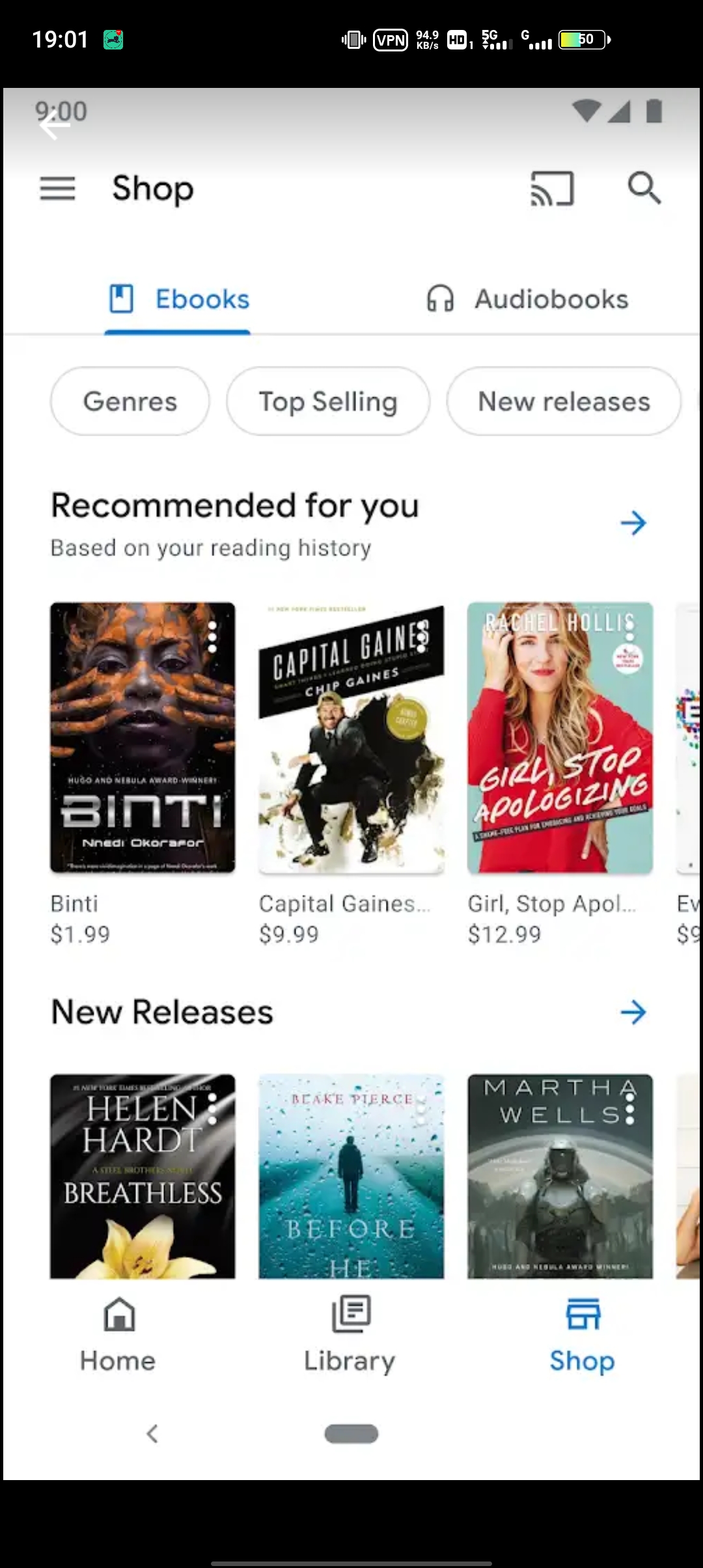 Google Play 圖書(Google Play Books)app最新版