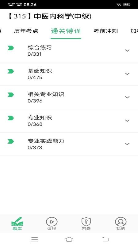 中醫(yī)內(nèi)科學(xué)主治醫(yī)師題庫