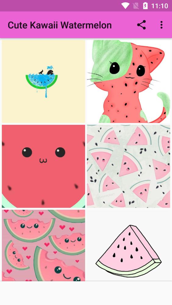 Cute Kawaii Watermelon(西瓜壁紙手機(jī)壁紙app高清版)