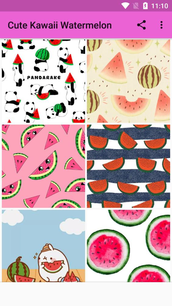 Cute Kawaii Watermelon(西瓜壁紙手機(jī)壁紙app高清版)