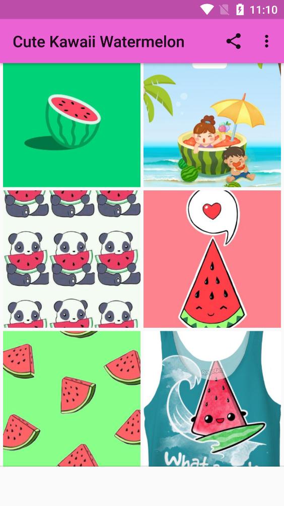 Cute Kawaii Watermelon(西瓜壁紙手機(jī)壁紙app高清版)