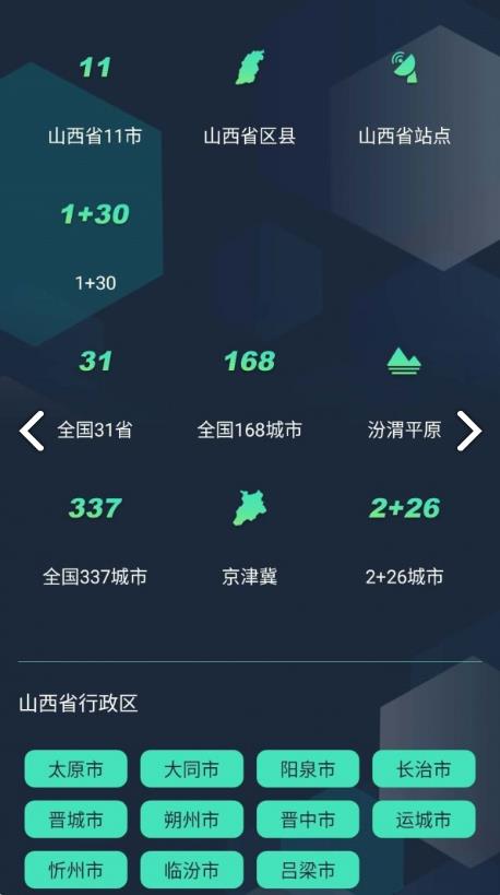 山西空氣質(zhì)量發(fā)布系統(tǒng)軟件