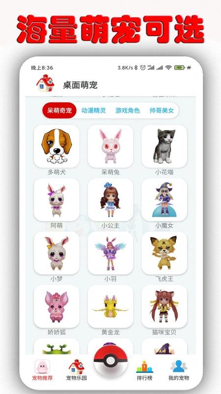 桌面萌寵