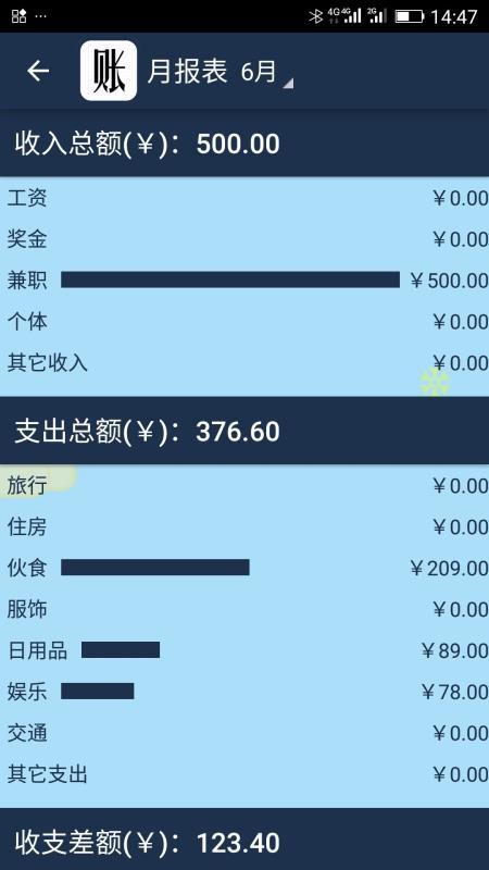 簡(jiǎn)易家庭記賬本