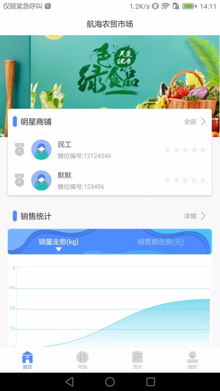 智慧農貿市場端
