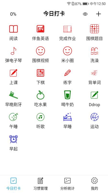 習(xí)慣評(píng)分