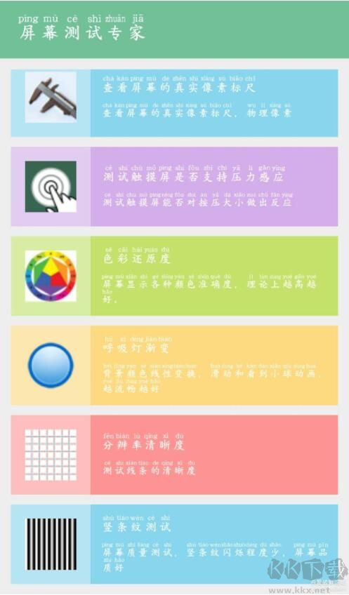 手機屏幕測試專家