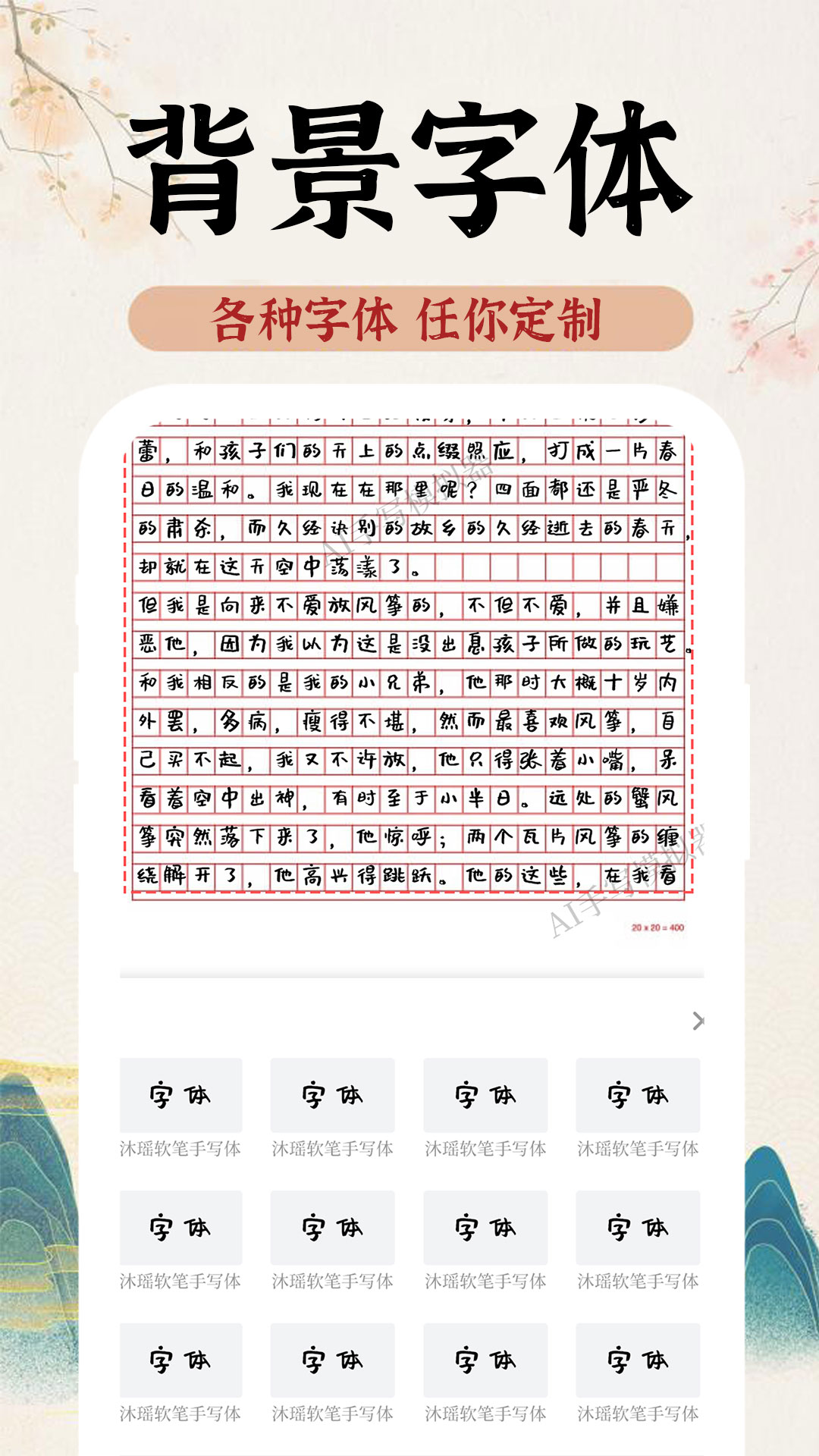 AI字跡模擬大師軟件