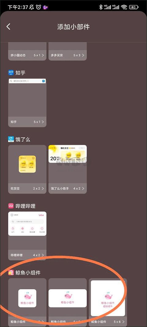 鯨魚小組件破解版無限金幣