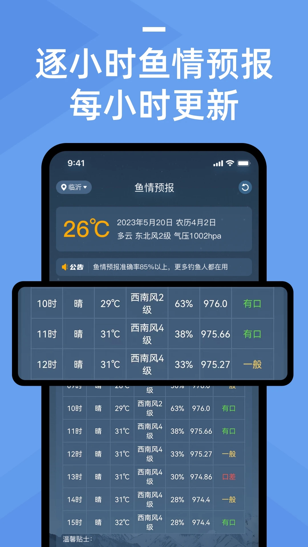最新版本的魚情預(yù)報(bào)app