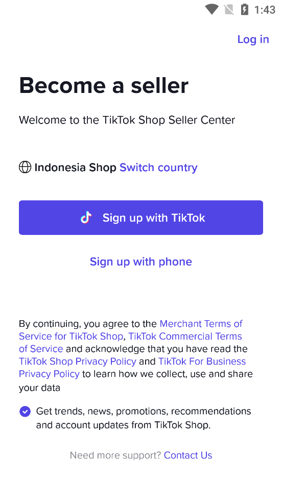 TikTok Shop賣家中心最新版本