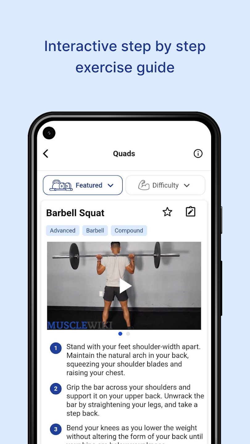 MuscleWiki Android應用程序