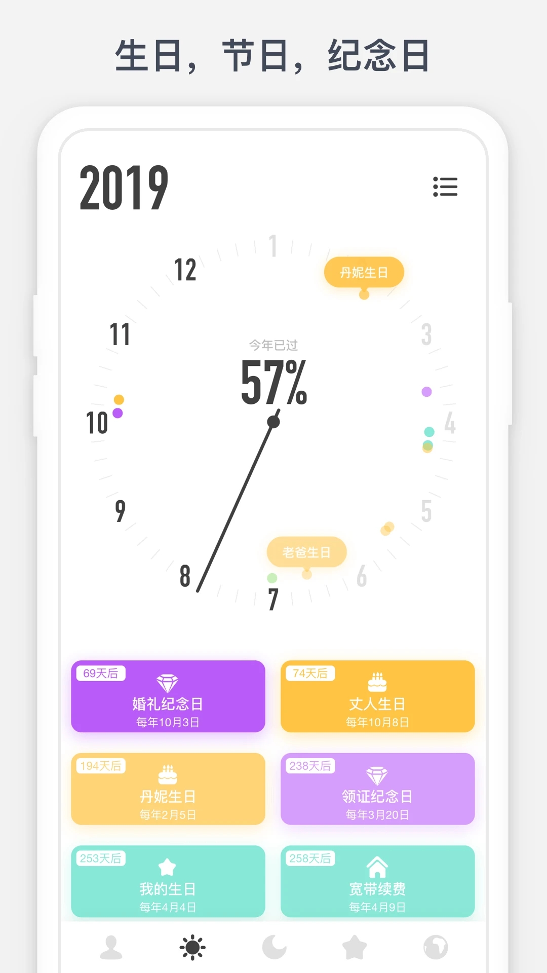 時(shí)光提醒應(yīng)用小部件