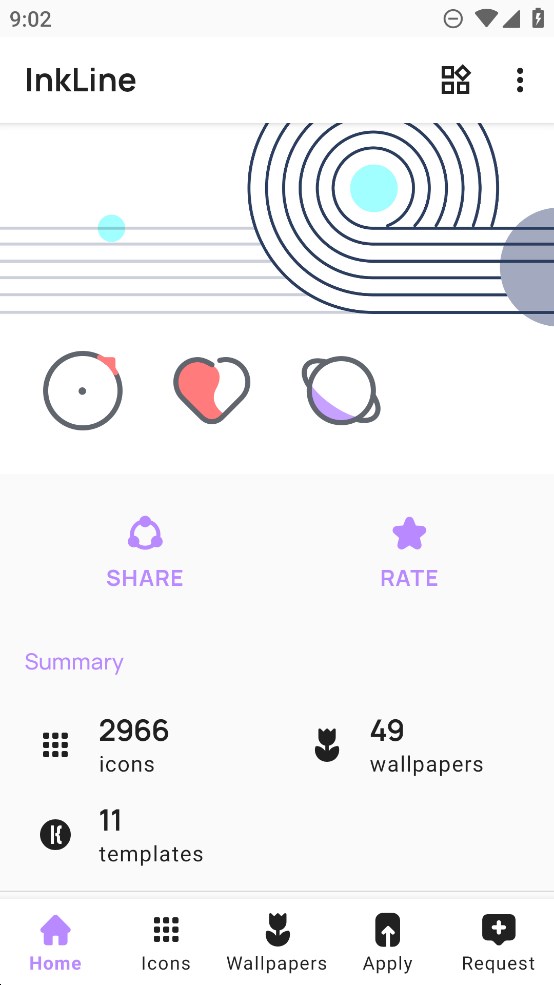 InkLine 圖標(biāo)主題官方版APP
