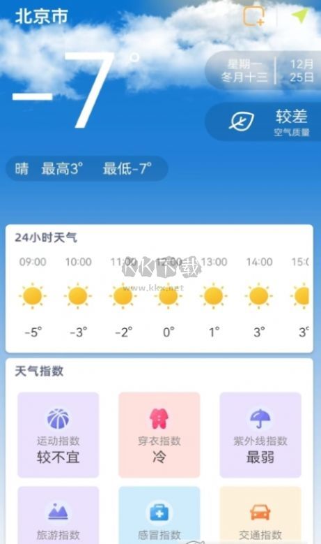 時(shí)刻天氣預(yù)報(bào)app官方2024最新版