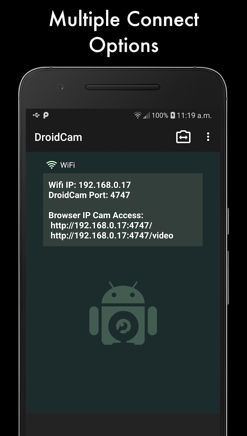 DroidCam 移動端應(yīng)用