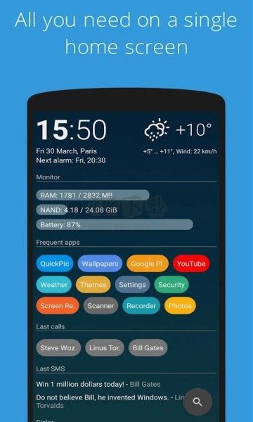 AIO Launcher 4.9.7 高級(jí)版桌面啟動(dòng)器