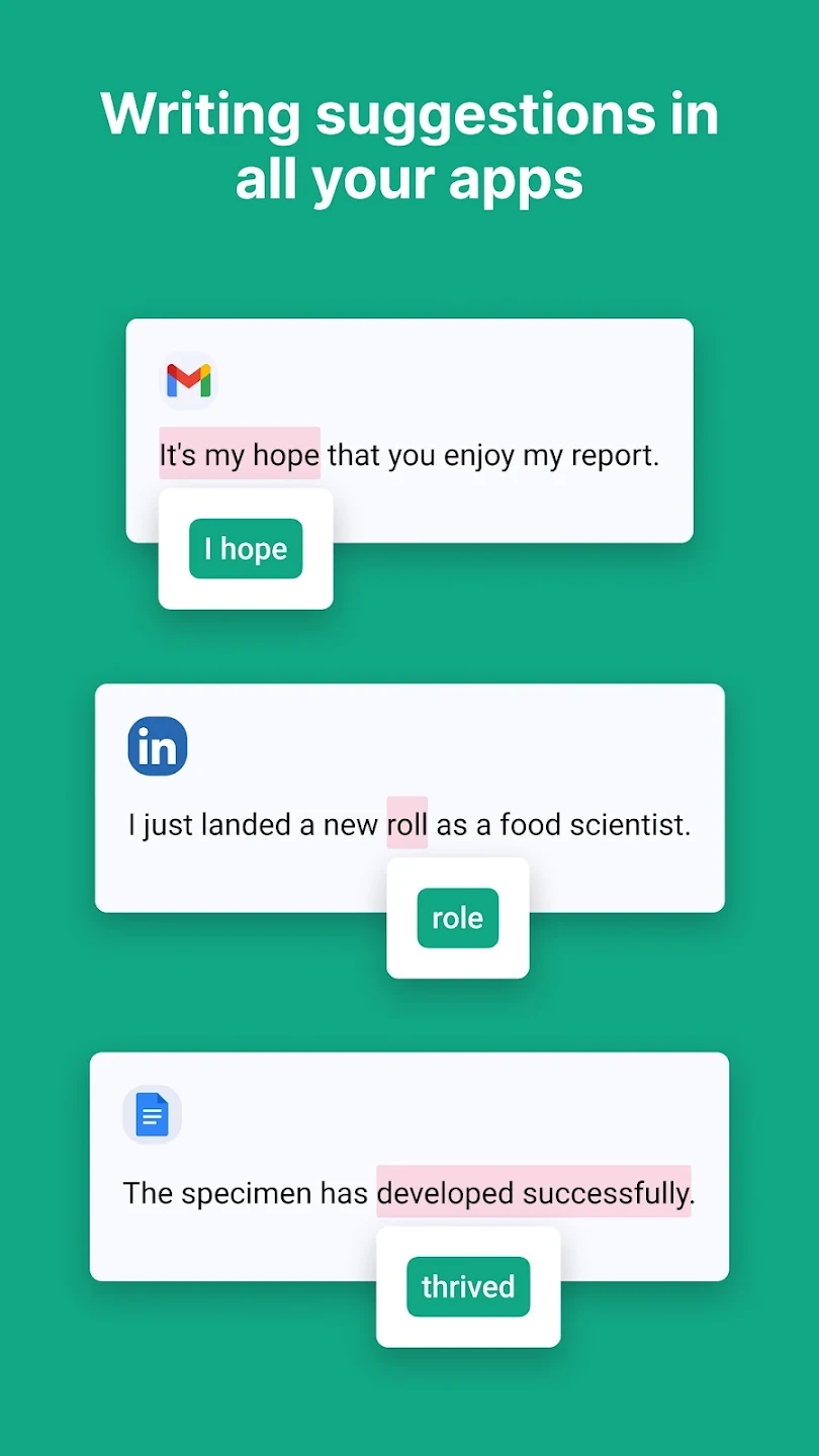 Grammarly官方輸入法應(yīng)用程序