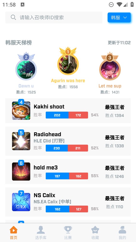 中韓排行榜官方版