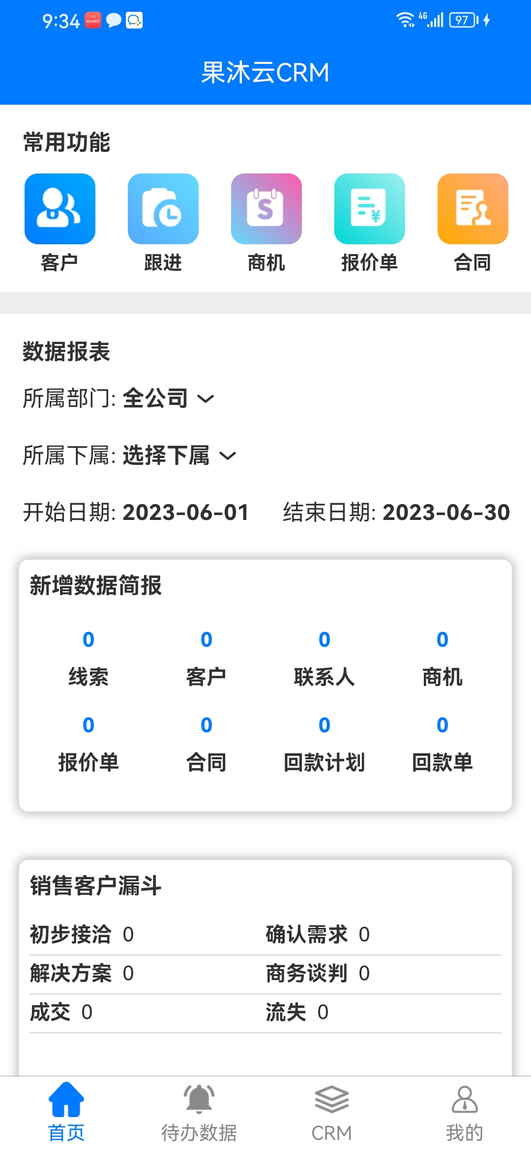果沐云客戶關(guān)系管理軟件