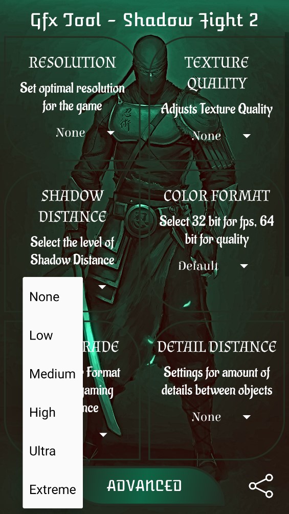 Gfx Tool - Shadow Fight 2 官方版畫質工具