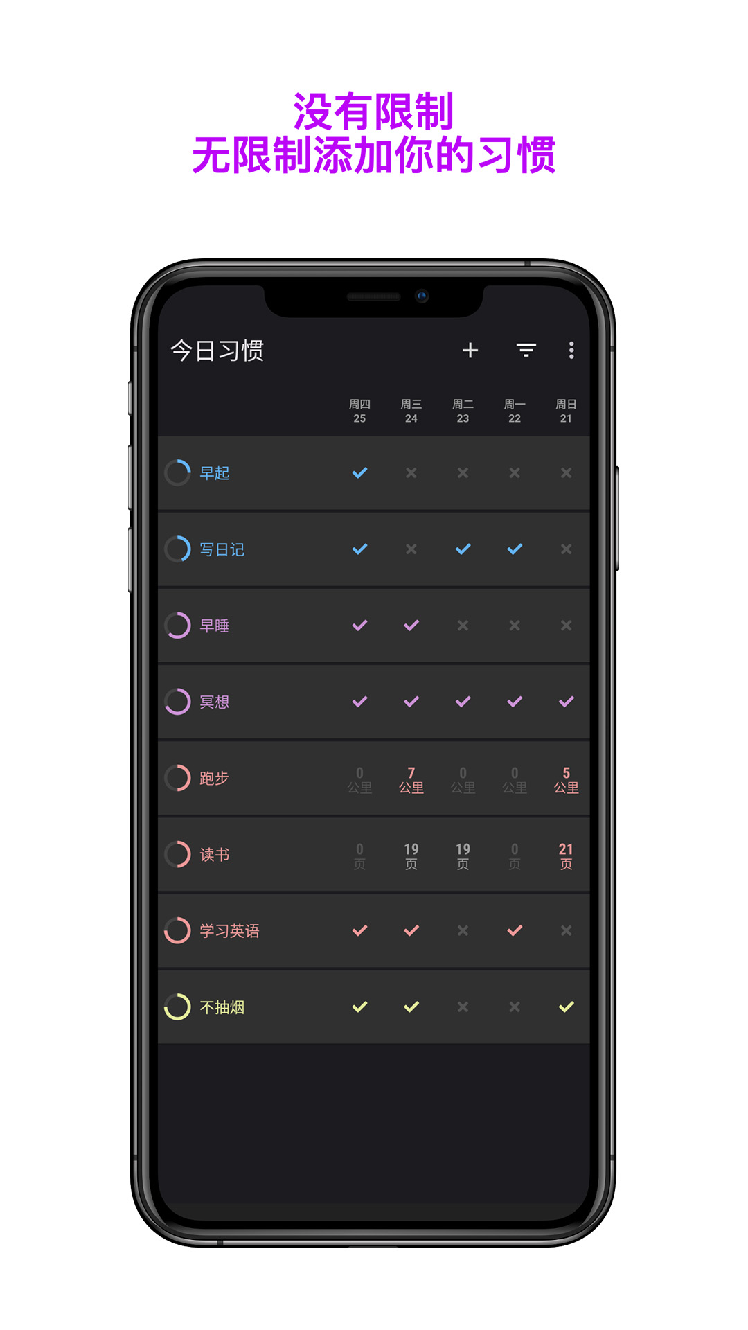 今天的習(xí)慣應(yīng)用官方版