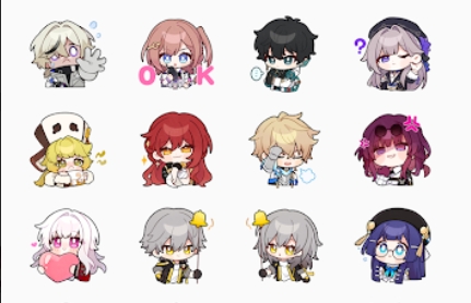 三月七表情包圖片可愛(ài)app官方版Honkai Starrail Stickers - WhatsApp