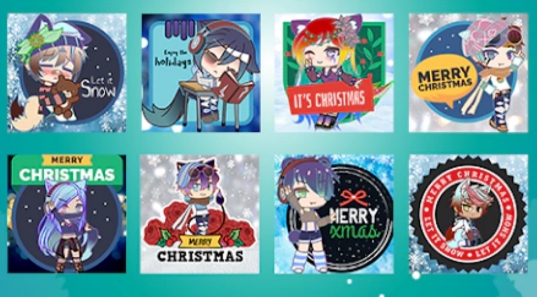 加查俱樂(lè)部圣誕節(jié)電子賀卡app官方版Gacha Xmas Cards