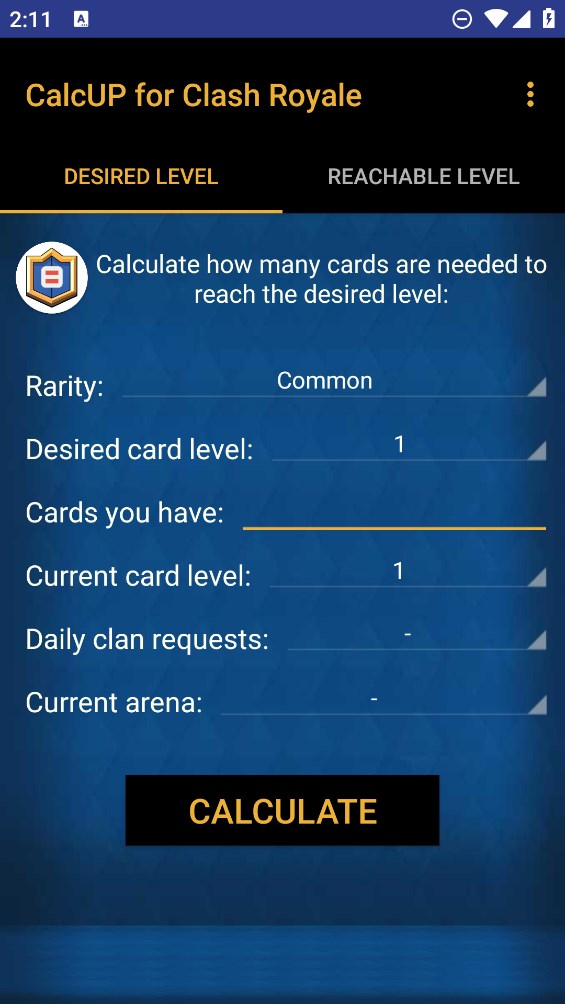 皇室戰(zhàn)爭計算工具CalcUP官方版