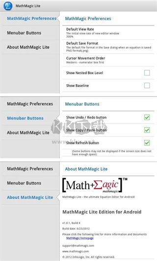 MathMagic Lite 3.6.1 公式編輯軟件
