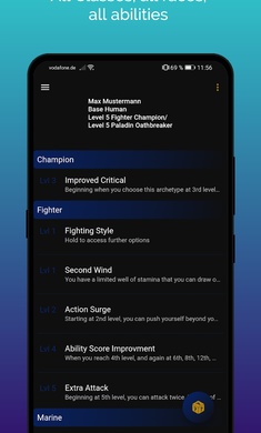 《官方版DnD數(shù)字角色表：DnD Ultima》
