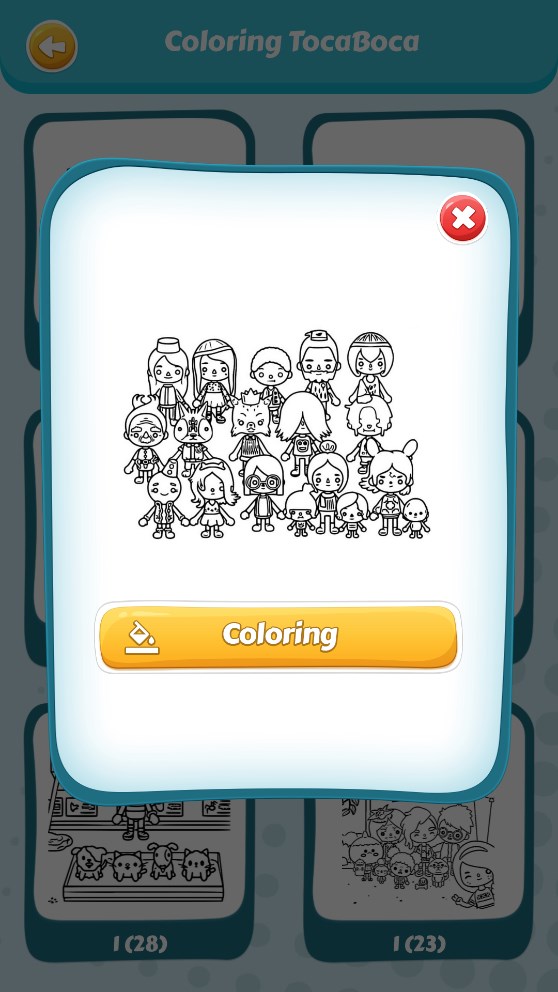 Toca Boca 官方涂色書應(yīng)用程序