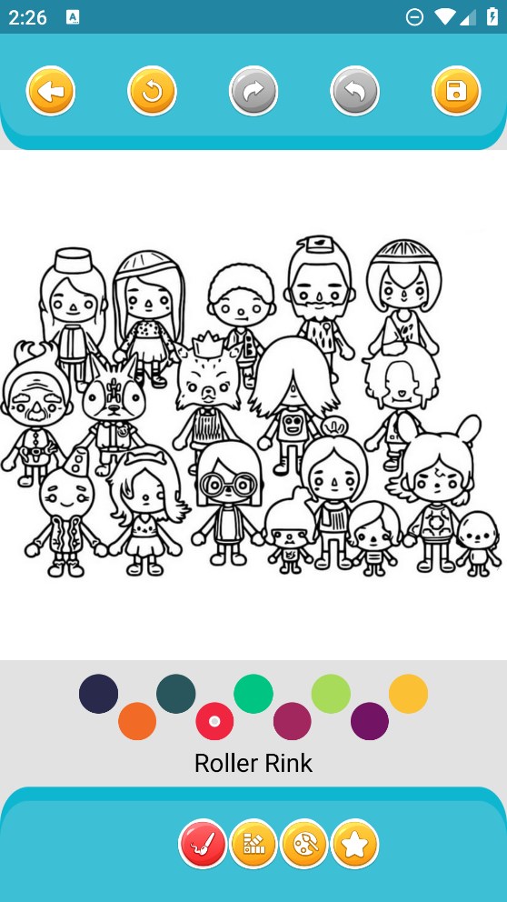 Toca Boca 官方涂色書應(yīng)用程序