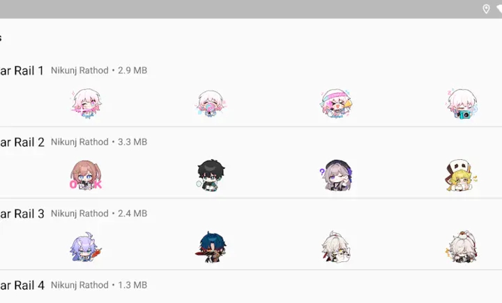 三月七表情包Honkai Starrail官方版