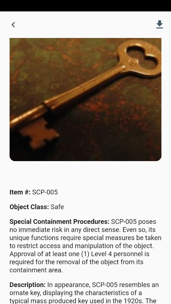 SCP百科工具官方版 - SCP詞典