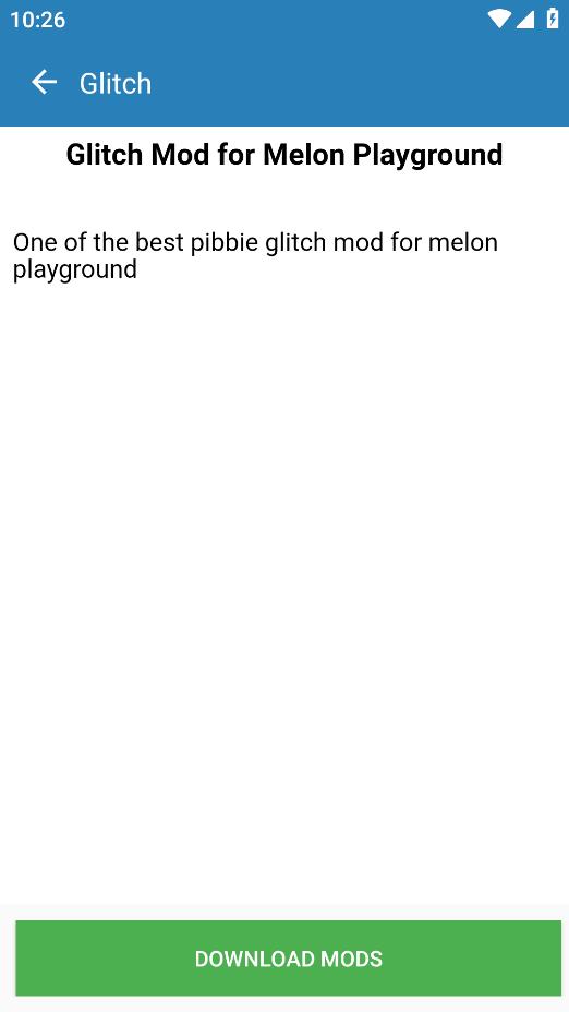Melon軟件的Glitch Mods