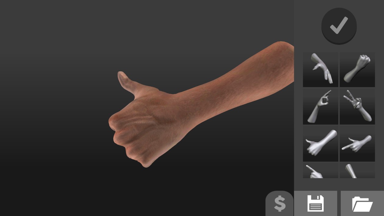 手勢模擬軟件官方版 com.JindoBlu.HandDraw3DFREE