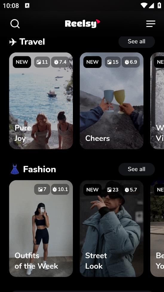 Reelsy應用程序