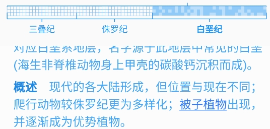 地質年代表移動應用