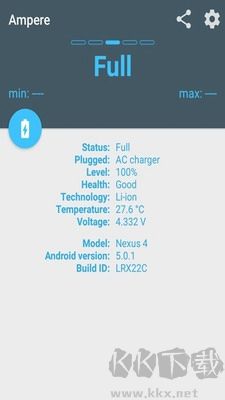 Ampere（手機充電監(jiān)測應用）