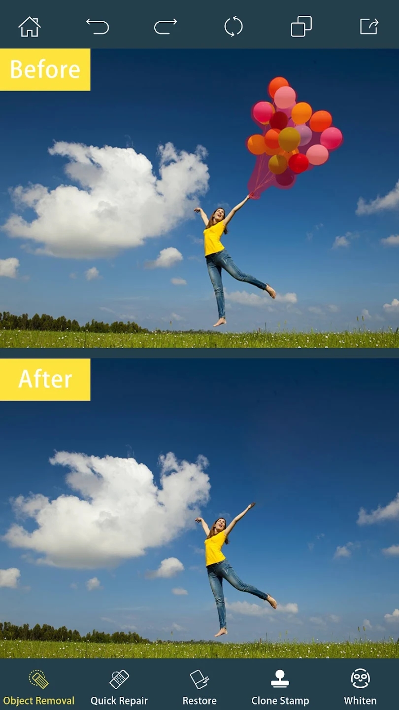 PhotoRetouch安卓版水印去除與修圖