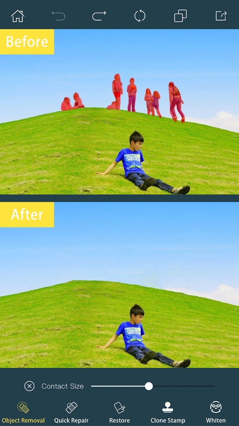 PhotoRetouch安卓版水印去除與修圖