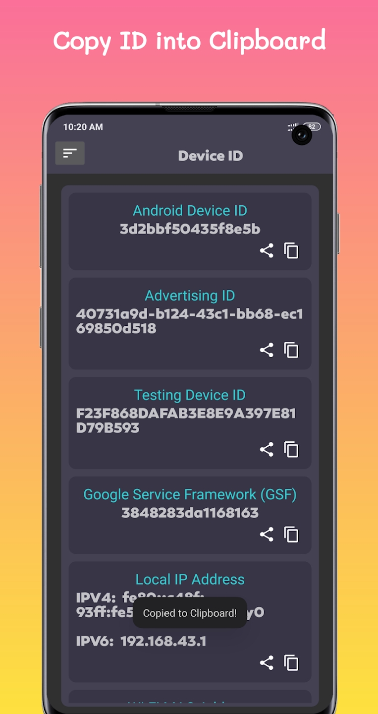 Device ID for Android