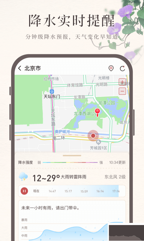 諸葛天氣界面截圖
