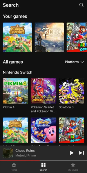 任天堂音樂app安卓版(Nintendo Music)