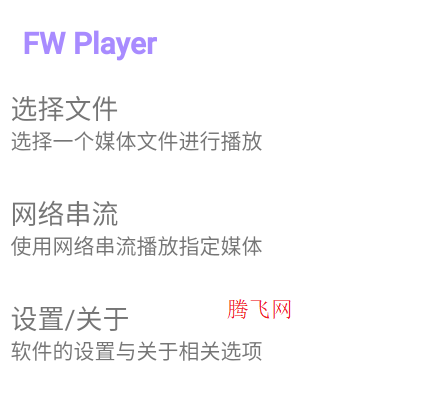FW播放器app正版